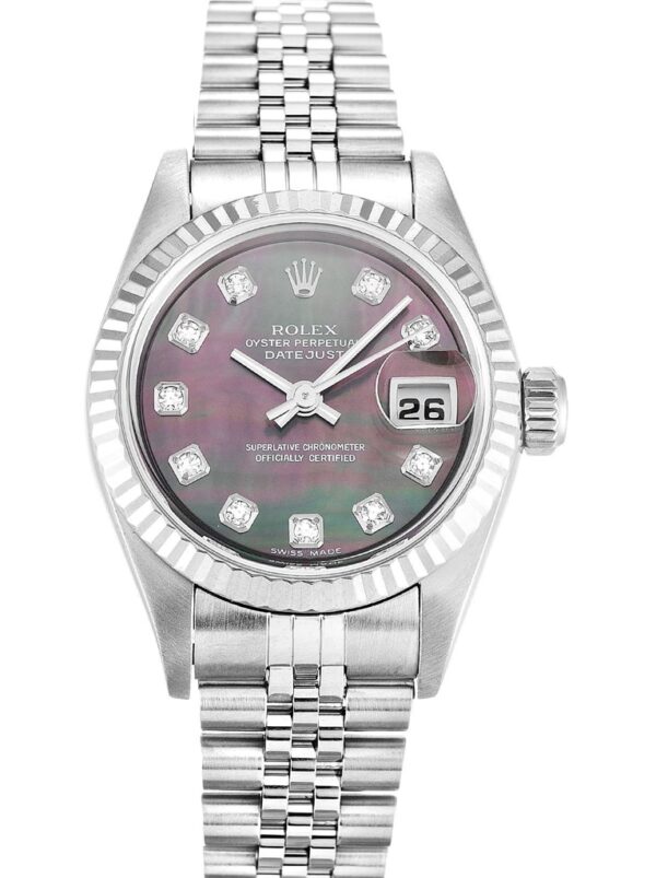 Photo 2 - Datejust Rolex Lady-Datejust Ref.79174 26mm Black Mother of Pearl Dial