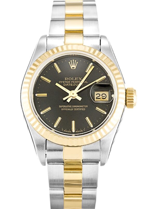 Photo 3 - Datejust Rolex Lady-Datejust Ref.69173 26mm Black Dial