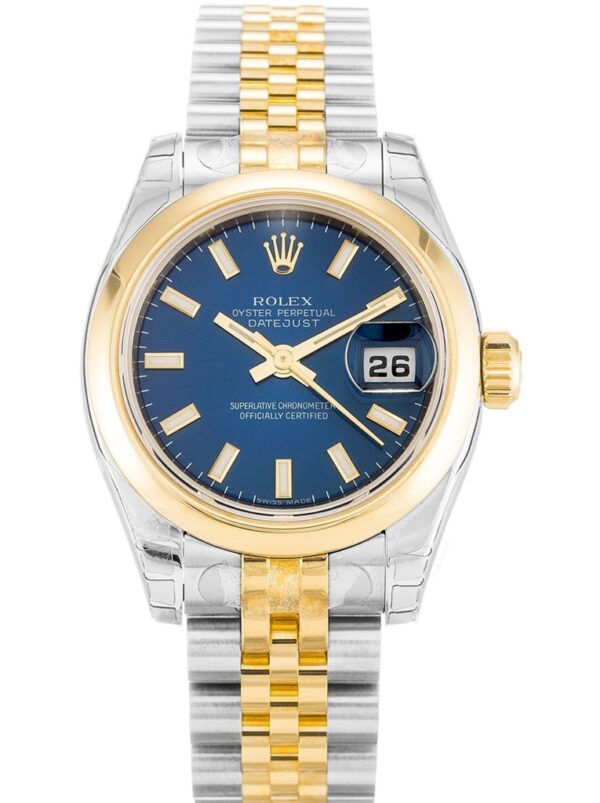 Photo 2 - Datejust Rolex Lady-Datejust Ref.179163 26mm Blue Dial