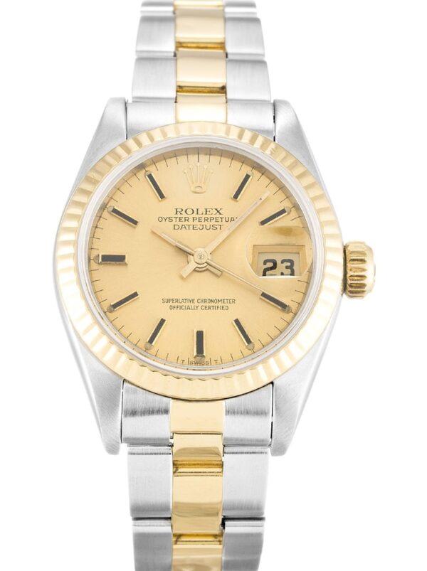 Photo 2 - Datejust Rolex Lady-Datejust Ref.69173 26mm Champagne Dial