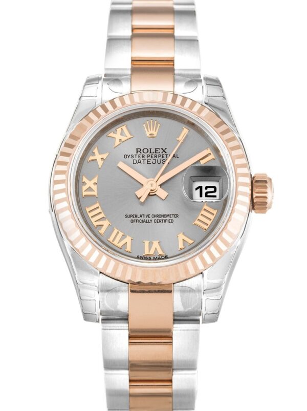 Photo 2 - Datejust Rolex Lady-Datejust Ref.179171 26mm Rhodium Dial