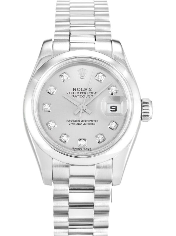 Photo 2 - Women Replica Rolex Rolex Lady-Datejust Ref.179166 26mm Silver Dial