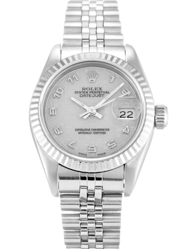 Photo 2 - Datejust Rolex Lady-Datejust Ref.69174 26mm Silver Dial