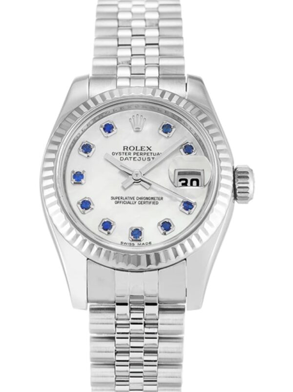 Photo 2 - Datejust Rolex Lady-Datejust Ref.179174 26mm White Mother of Pearl Dial