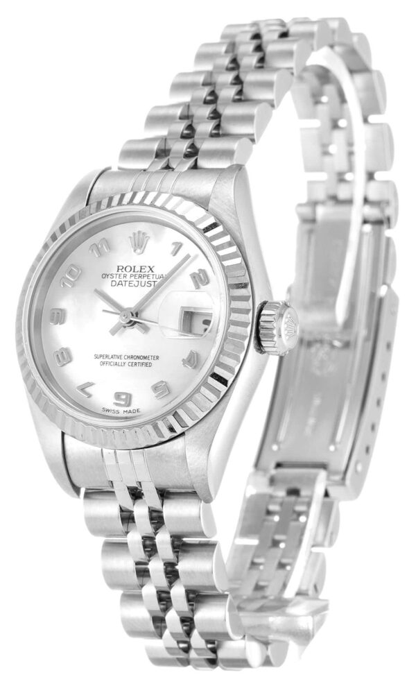 Photo 3 - Datejust Rolex Lady-Datejust Ref.79174 26mm White Mother of Pearl Dial