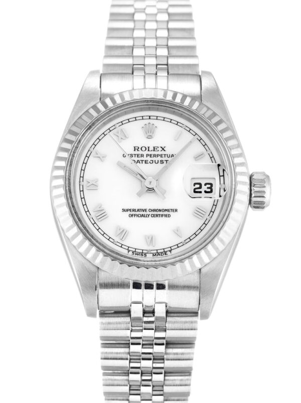 Photo 2 - Women Replica Rolex Rolex Lady-Datejust Ref.69174 26mm White Dial