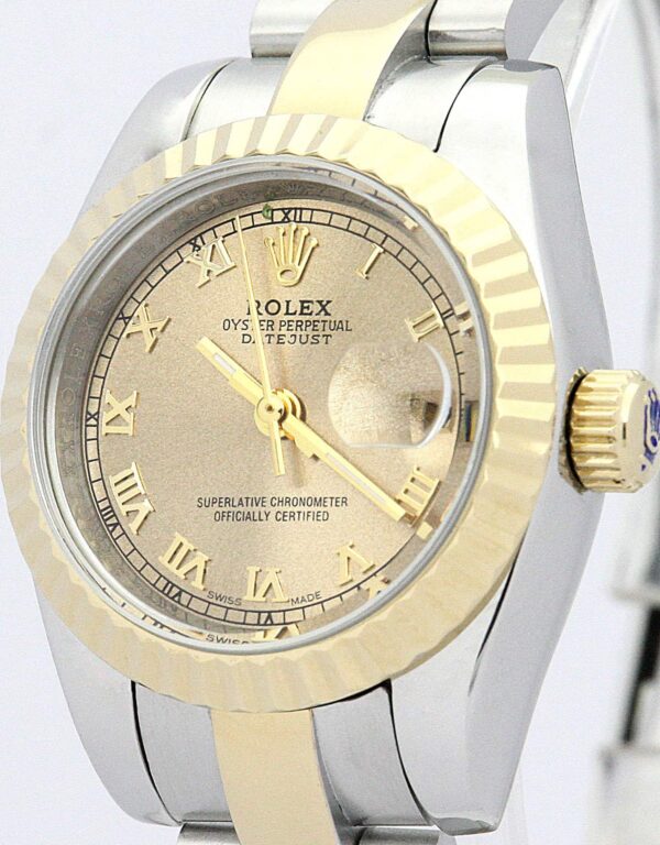 Photo 3 - Gold Replica Rolex Rolex Lady-Datejust Ref.179163 26mm Yellow Gold Dial