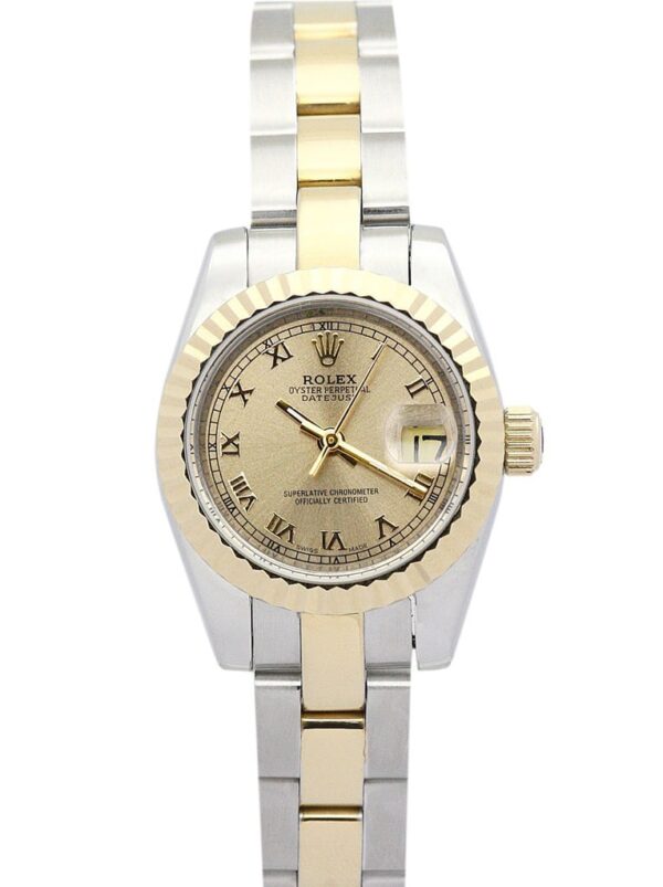 Photo 2 - Datejust Rolex Lady-Datejust Ref.179163 26mm Yellow Gold Dial