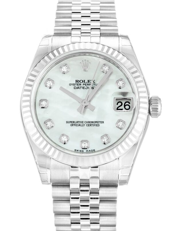 Photo 2 - Datejust Rolex Lady-Datejust Ref.178274 31mm White Mother of Pearl Dial