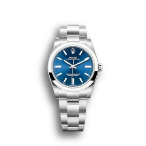 Photo 5 - Oyster Perpetual Date Rolex Oyster Perpetual Lady 34mm Dial Blue Ref.124200