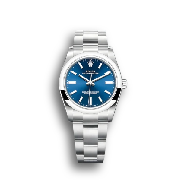 Photo 1 - Oyster Perpetual Date Rolex Oyster Perpetual Lady 34mm Dial Blue Ref.124200