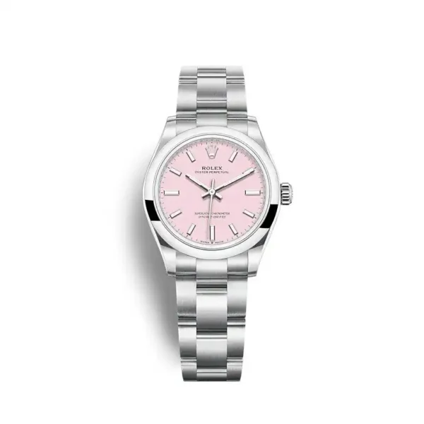 Photo 1 - Women Replica Rolex Rolex Oyster Perpetual Lady 34mm Dial Candy Pink Ref.124200