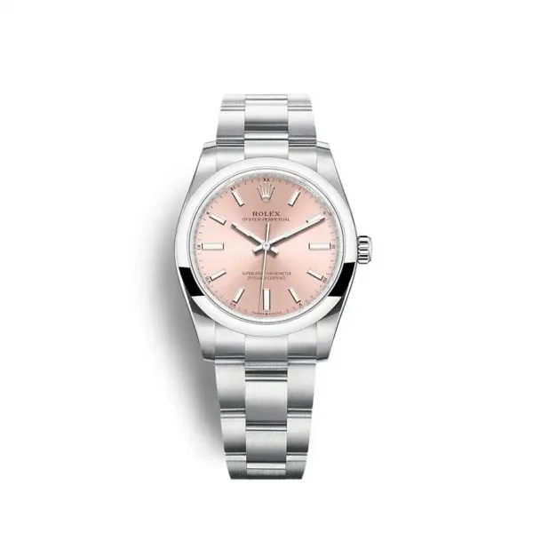 Photo 1 - Oyster Perpetual Date Rolex Oyster Perpetual Lady 34mm Dial Pink Ref.124200