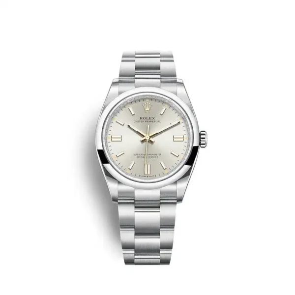 Photo 2 - Men Replica Rolex Rolex Oyster Perpetual Lady 36mm Dial Silver Ref.126000