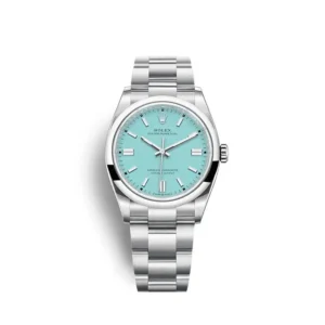 Photo 2 - Men Replica Rolex Rolex Oyster Perpetual Lady 36mm Dial Turquoise Blue Ref.126000