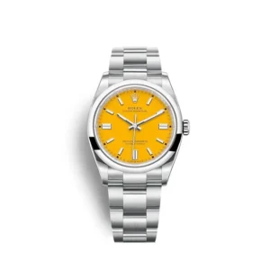 Photo 7 - Men Replica Rolex Rolex Oyster Perpetual Lady 36mm Dial Yellow Ref.126000