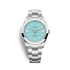 Photo 8 - Men Replica Rolex Rolex Oyster Perpetual Lady 41mm Dial Turquoise Blue Ref.124300