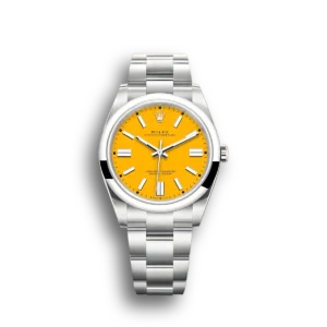 Photo 8 - Men Replica Rolex Rolex Oyster Perpetual Lady 41mm Dial Yellow Ref.124300