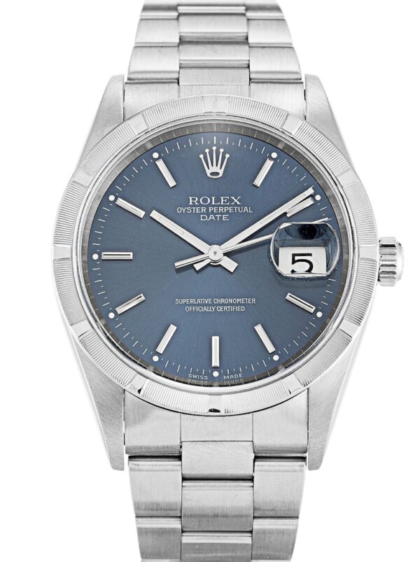 Photo 2 - Oyster Perpetual Date Rolex Oyster Perpetual Date 34mm Dial Blue Ref.15210