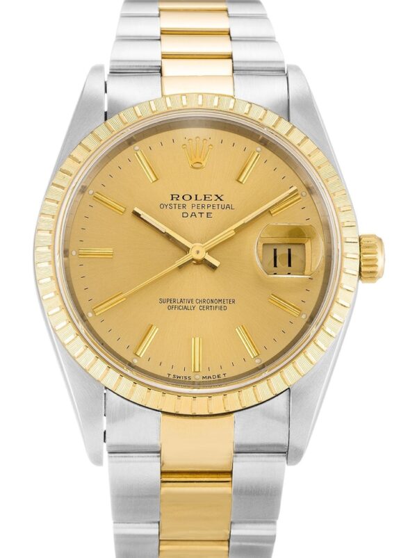 Photo 2 - Oyster Perpetual Date Rolex Oyster Perpetual Date 34mm Dial Champagne Ref.15223