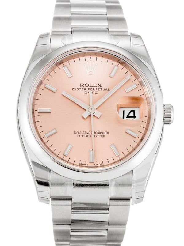 Photo 2 - Oyster Perpetual Date Rolex Oyster Perpetual Date 34mm Dial Salmon Ref.115200