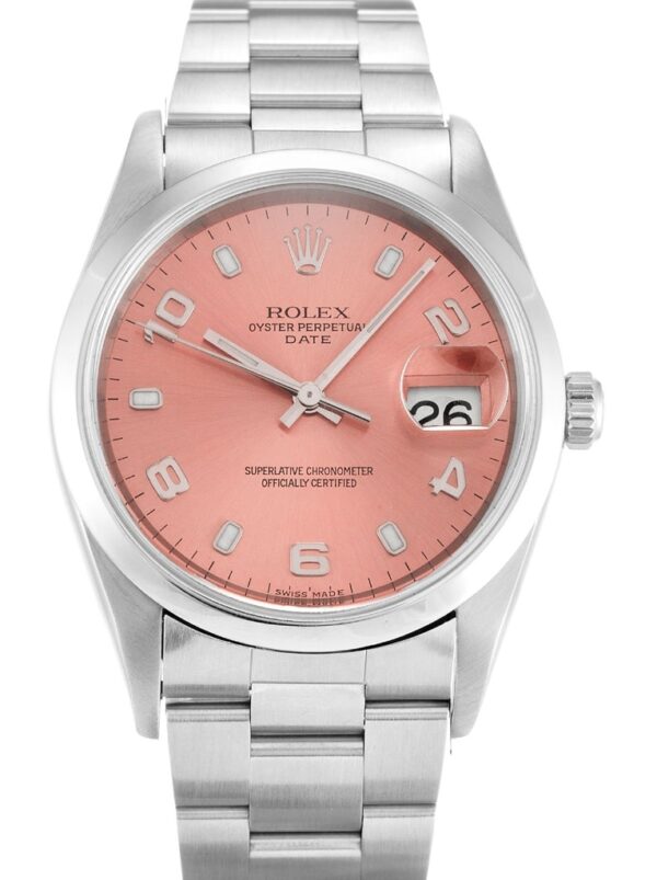 Photo 2 - Oyster Perpetual Date Rolex Oyster Perpetual Date 34mm Dial Salmon Ref.15200