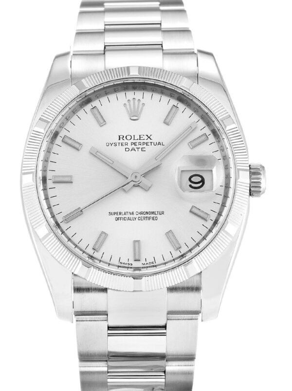 Photo 3 - Oyster Perpetual Date Rolex Oyster Perpetual Date 34mm Dial Silver Ref.115210