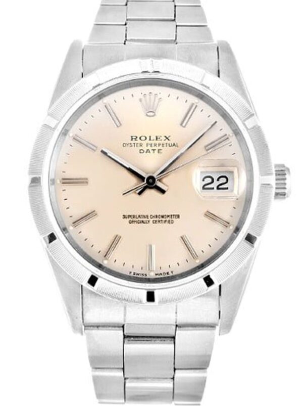 Photo 2 - Oyster Perpetual Date Rolex Oyster Perpetual Date 34mm Dial Silver Ref.15210