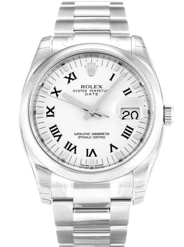 Photo 2 - Oyster Perpetual Date Rolex Oyster Perpetual Date 34mm Dial White Ref.115200