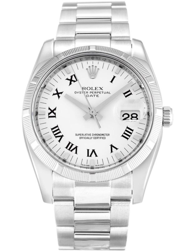 Photo 2 - Oyster Perpetual Date Rolex Oyster Perpetual Date 34mm Dial White Ref.115210