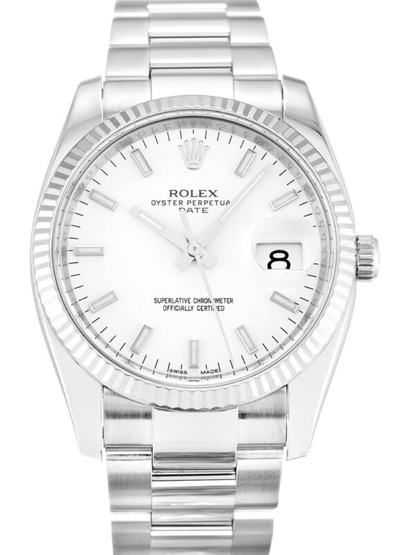 Photo 2 - Oyster Perpetual Date Rolex Oyster Perpetual Date 34mm Dial White Ref.115234