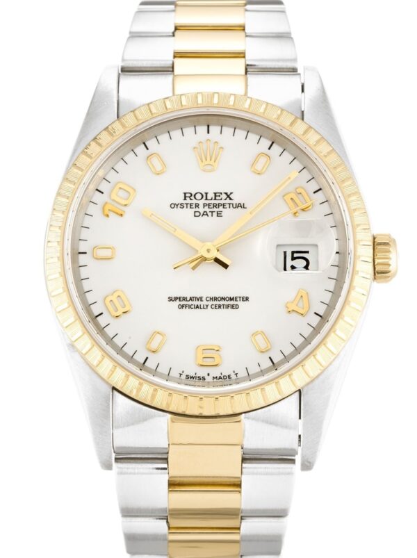 Photo 2 - Oyster Perpetual Date Rolex Oyster Perpetual Date 34mm Dial White Ref.15223