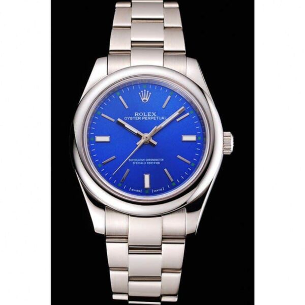 Photo 2 - Men Replica Rolex Rolex Oyster Perpetual Date 41mm Dial Blue Ref.SC016835