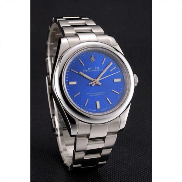 Photo 3 - Men Replica Rolex Rolex Oyster Perpetual Date 41mm Dial Blue Ref.SC016835