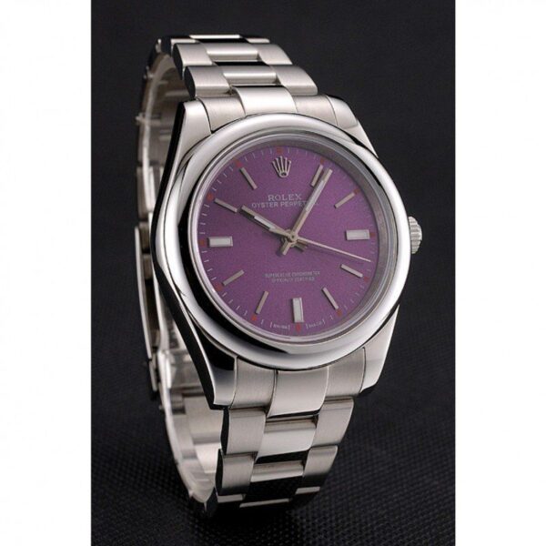 Photo 4 - Men Replica Rolex Rolex Oyster Perpetual Date 41mm Dial Purple Ref.SC016834