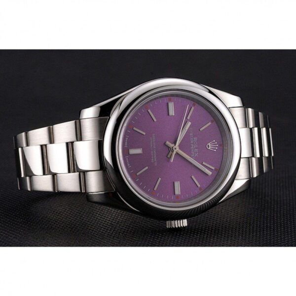 Photo 6 - Men Replica Rolex Rolex Oyster Perpetual Date 41mm Dial Purple Ref.SC016834