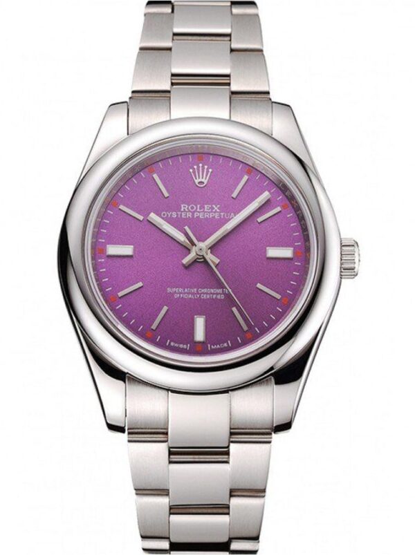 Photo 2 - Men Replica Rolex Rolex Oyster Perpetual Date 41mm Dial Purple Ref.SC016834