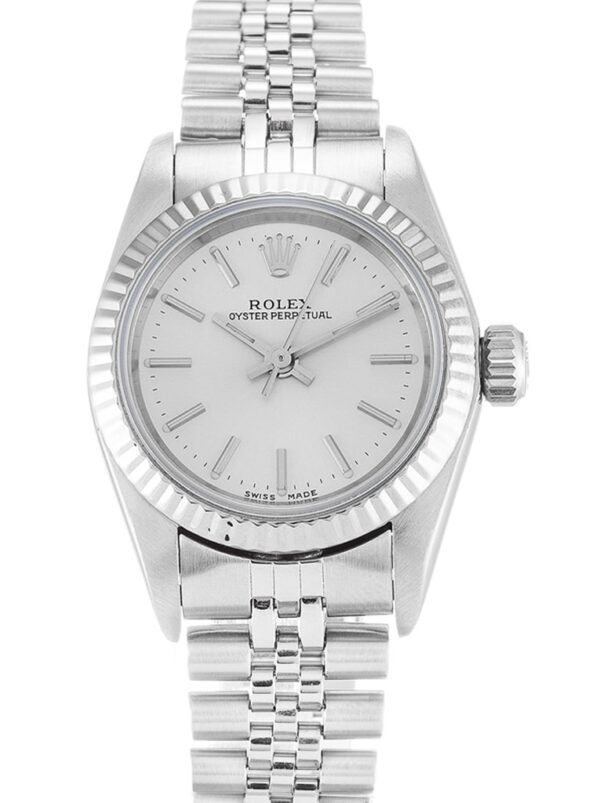 Photo 2 - Oyster Perpetual Date Rolex Oyster Perpetual Lady 24mm Dial Silver Ref.67194