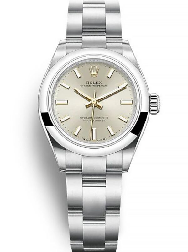 Photo 2 - Oyster Perpetual Date Rolex Oyster Perpetual Lady 28mm Dial Silver Ref.276200