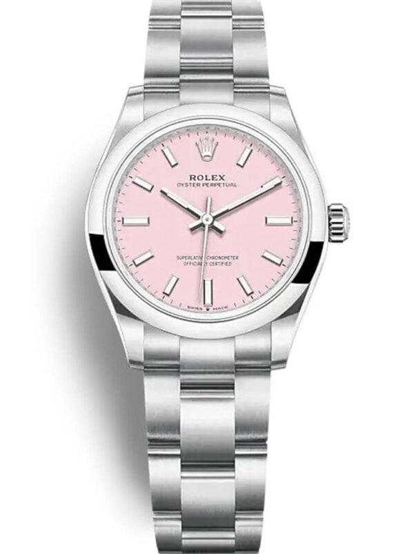 Photo 2 - Women Replica Rolex Rolex Oyster Perpetual Lady 34mm Dial Candy Pink Ref.124200