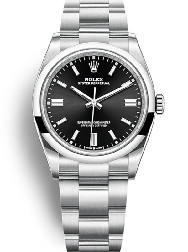 Photo 2 - Men Replica Rolex Rolex Oyster Perpetual Lady 36mm Dial Black Ref.126000