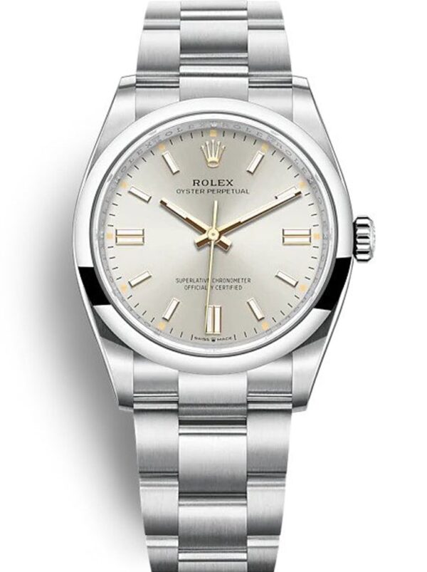 Photo 2 - Men Replica Rolex Rolex Oyster Perpetual Lady 36mm Dial Silver Ref.126000