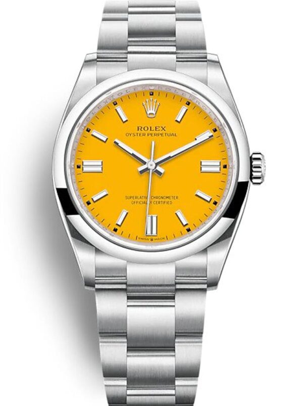 Photo 2 - Men Replica Rolex Rolex Oyster Perpetual Lady 36mm Dial Yellow Ref.126000