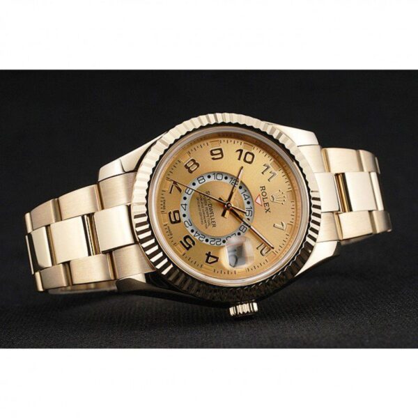 Photo 5 - Gold Replica Rolex Rolex Sky-Dweller Ref.80243 41mm Gold Dial