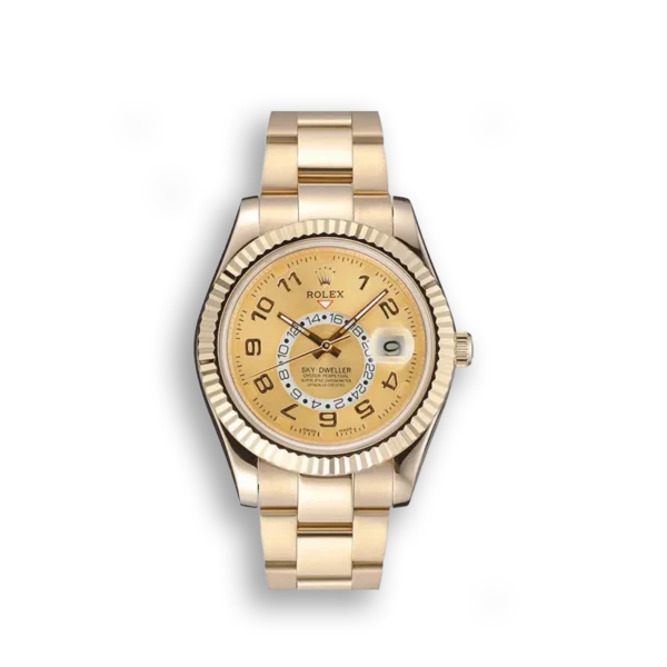 Photo 1 - Gold Replica Rolex Rolex Sky-Dweller Ref.80243 41mm Gold Dial