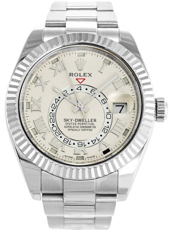 Photo 2 - Men Replica Rolex Rolex Sky-Dweller Ref.326939 42mm Silver Dial