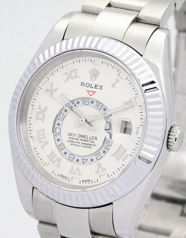 Photo 4 - Men Replica Rolex Rolex Sky-Dweller Ref.326938 42mm White Dial