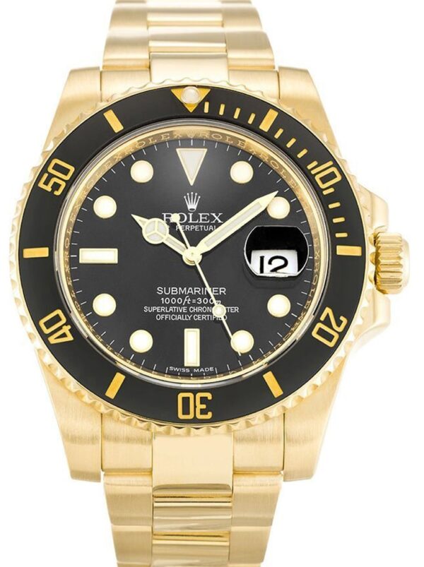 Photo 2 - Men Replica Rolex Rolex Submariner Ref.116618LN 40mm Black Dial