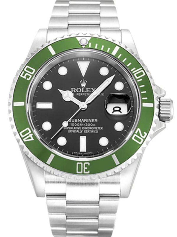 Photo 2 - Men Replica Rolex Rolex Submariner Ref.16610LV 40mm Black Dial