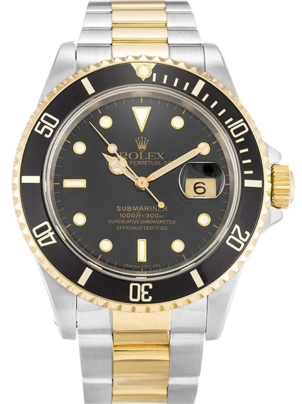 Photo 2 - Men Replica Rolex Rolex Submariner Ref.16613 40mm Black Dial